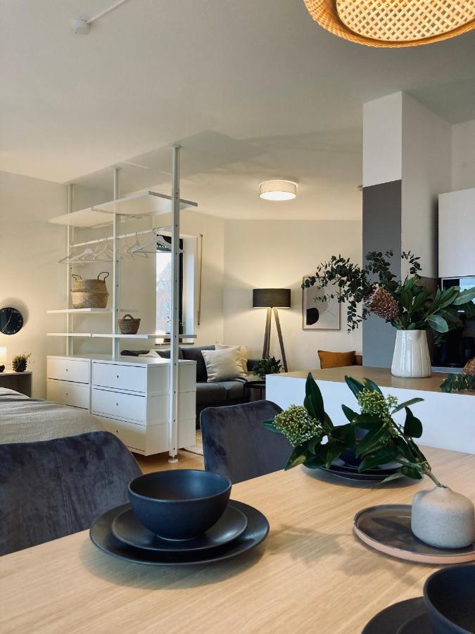 Schickes, Stilvolles Und Helles Apartment In Muenster Bagian luar foto