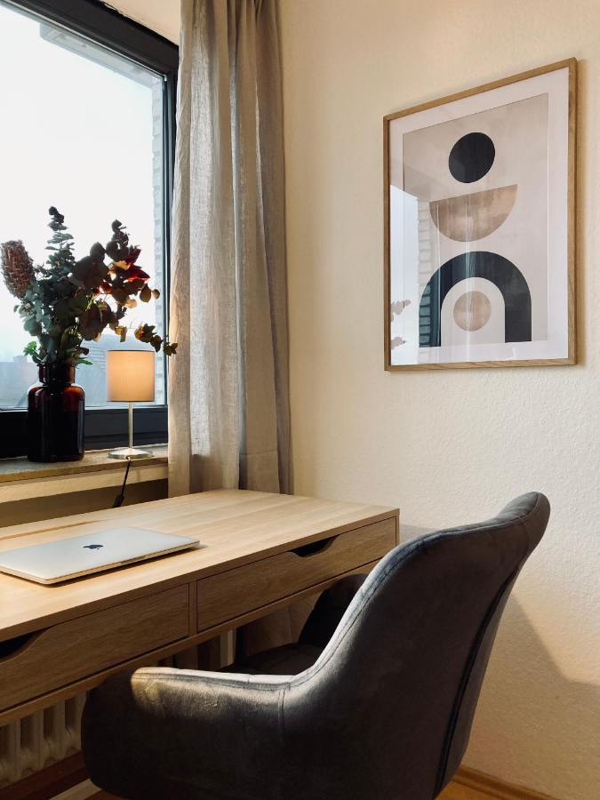 Schickes, Stilvolles Und Helles Apartment In Muenster Bagian luar foto