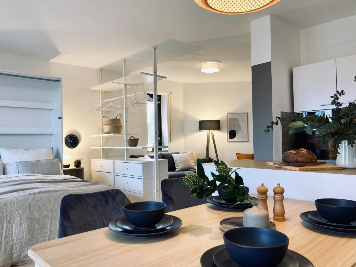 Schickes, Stilvolles Und Helles Apartment In Muenster Bagian luar foto