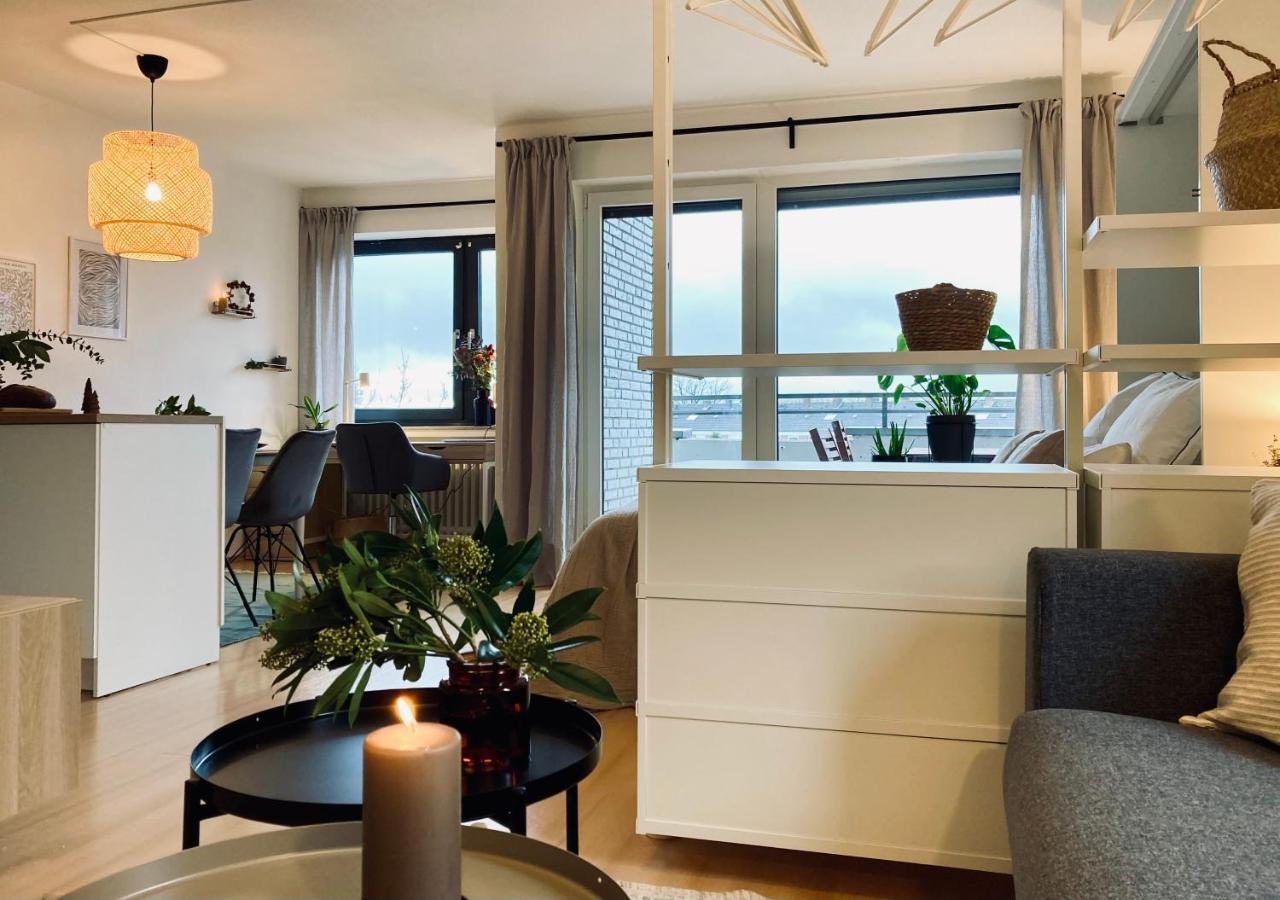 Schickes, Stilvolles Und Helles Apartment In Muenster Bagian luar foto