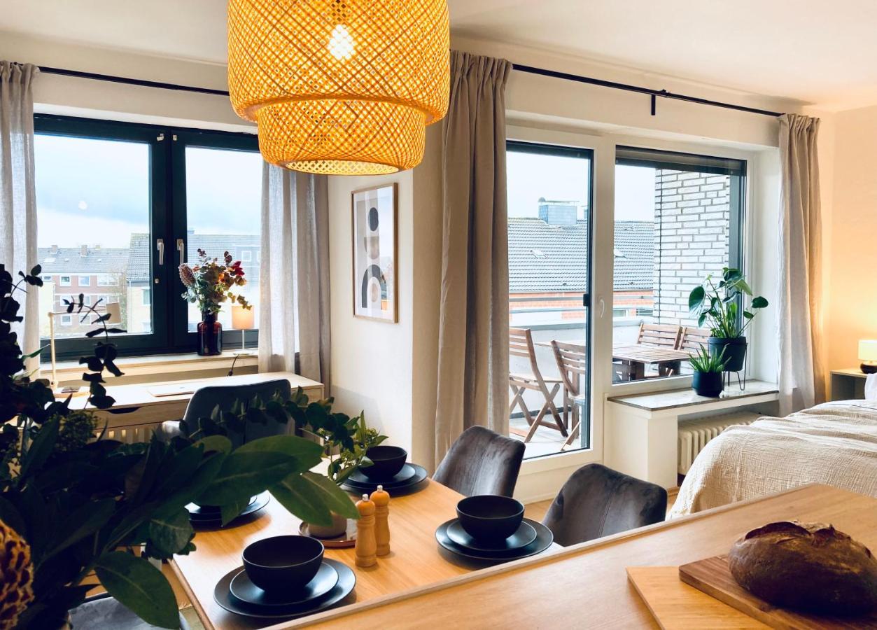 Schickes, Stilvolles Und Helles Apartment In Muenster Bagian luar foto