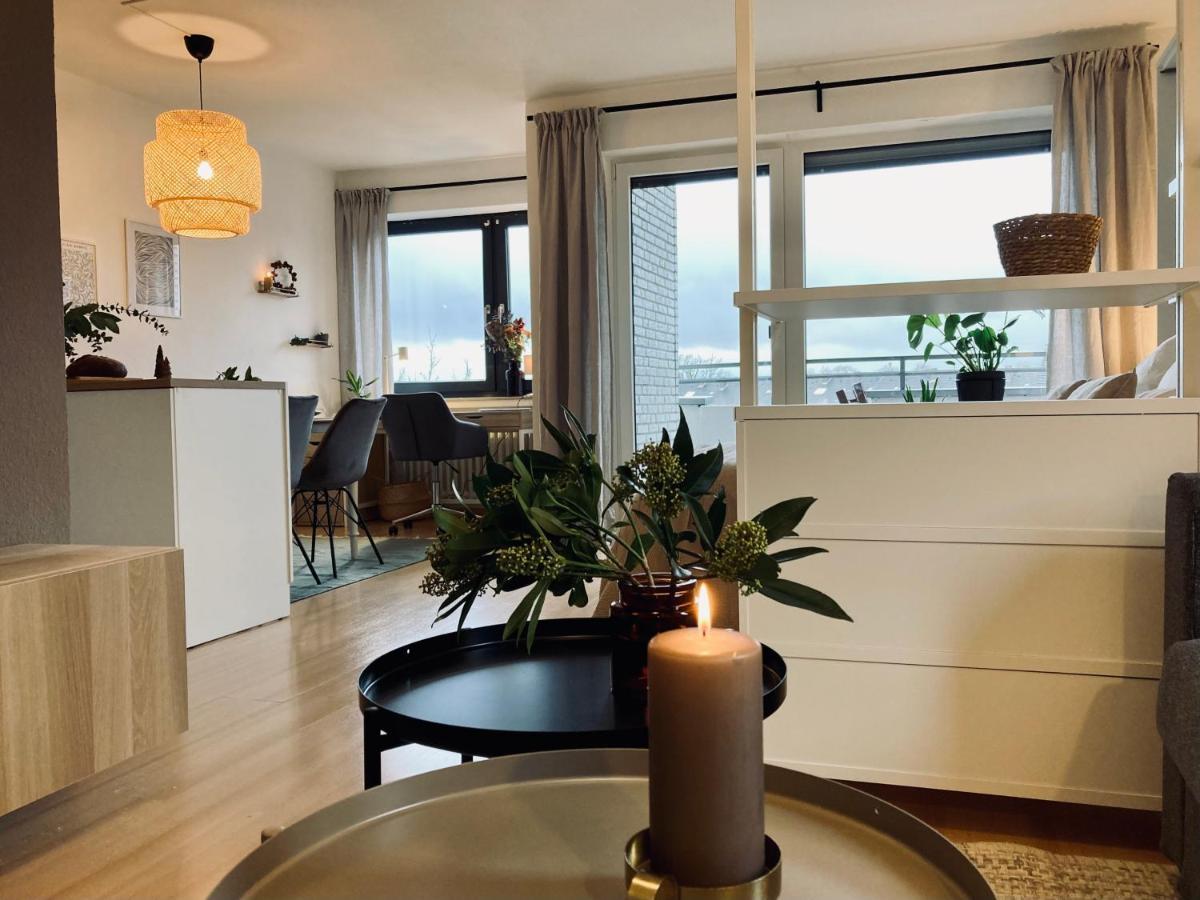 Schickes, Stilvolles Und Helles Apartment In Muenster Bagian luar foto