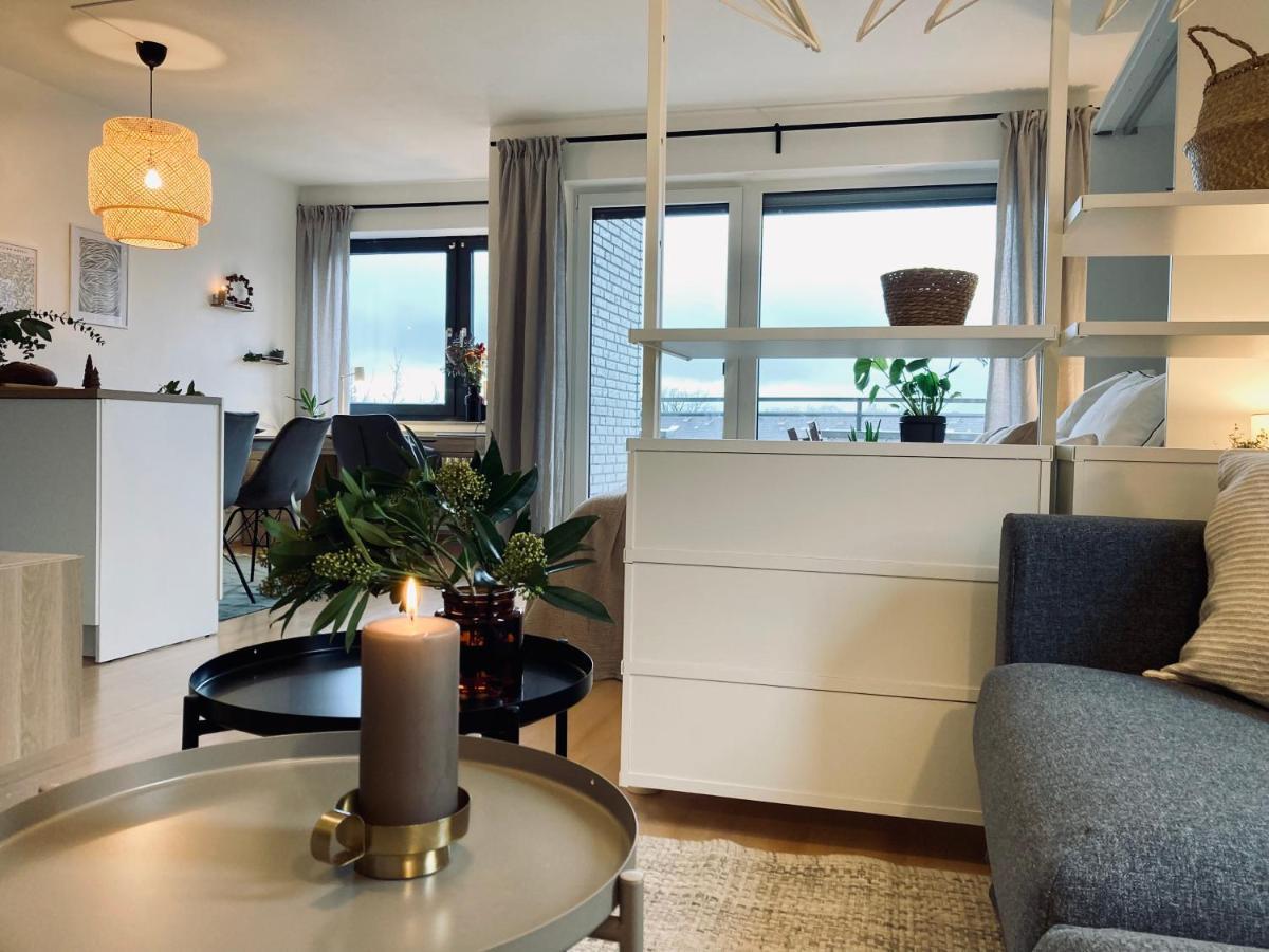 Schickes, Stilvolles Und Helles Apartment In Muenster Bagian luar foto