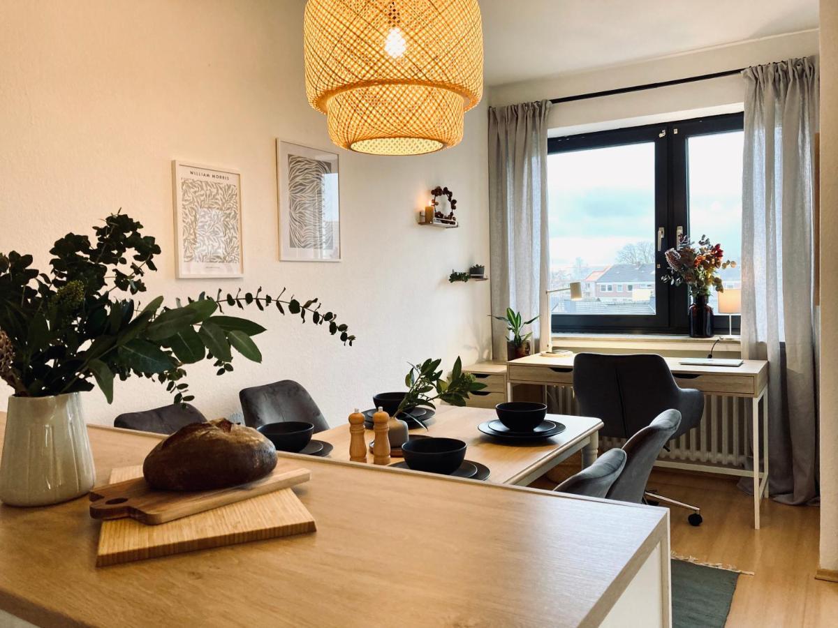 Schickes, Stilvolles Und Helles Apartment In Muenster Bagian luar foto