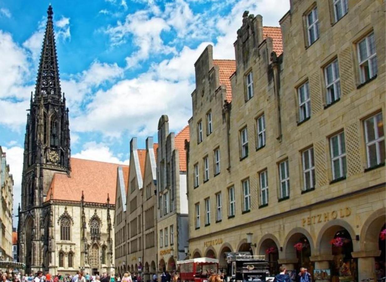 Schickes, Stilvolles Und Helles Apartment In Muenster Bagian luar foto